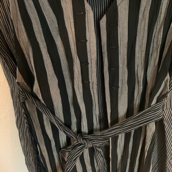 Funky striped vintage vest dress - Picture 4 of 7